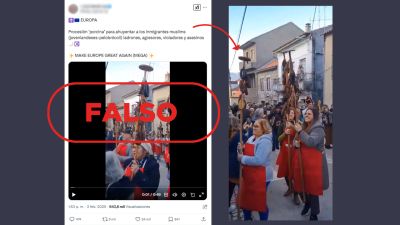 No es una procesión para "ahuyentar a inmigrantes", es una fiesta popular en Portugal No es una procesión para "ahuyentar a inmigrantes", es una fiesta popular en Portugal