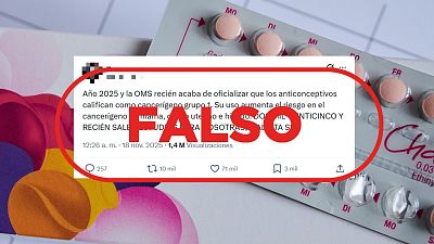 La OMS no ha 'oficializado' este año que los anticonceptivos presentan riesgo de cáncer