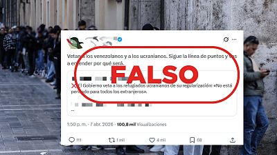 No hay un veto a la regularización de ucranianos y venezolanos en el proceso extraordinario abierto, es falso