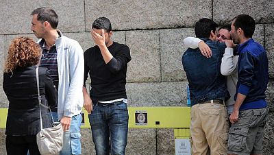 Muchos de los supervivientes, familias y solidarios narran lo que han vivido en el accidente de tren de Santiago