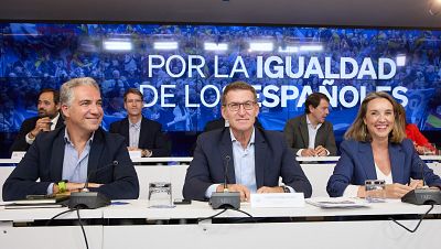 Feijóo anuncia una ofensiva del PP en los parlamentos y en la Justicia contra el "desafío separatista" y la amnistía
