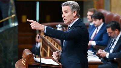 Feijóo insiste en exigir a Sánchez elecciones: "La corrupción es usted, es el nexo político corruptor"