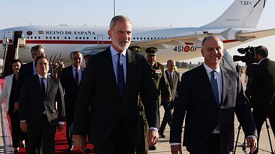 Felipe VI pide en Jordania que el conflicto en Oriente Medio acabe "cuanto antes" y retomar la solución de los Dos Estados