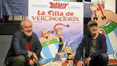Jean-Yves Ferri y Didier Conrad han presentado el nuevo Astérix en Barcelona | Ver Jean-Yves Ferri y Didier Conrad han presentado el nuevo Astérix en Barcelona | Ver