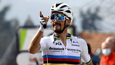 Alaphilippe vuelve a conquistar el Muro de Huy por tercera vez Alaphilippe vuelve a conquistar el Muro de Huy por tercera vez