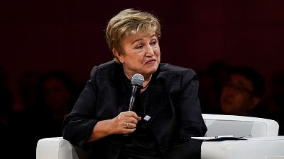 Kristalina Georgieva en la reunión anual del FMI en Bangkok
