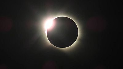 Astrofotografía del eclipse total de Sol.