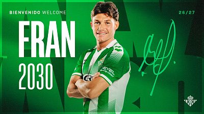 Fran García deja el Real Madrid y ficha por el Betis para las próximas cuatro temporadas