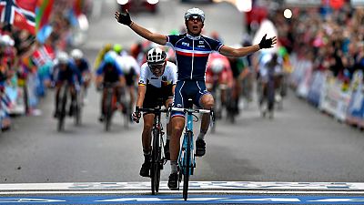 El francés Benoit Cosnefroy se ha proclamado campeón del mundo en ruta sub 23 en la ciudad noruega de Bergen.