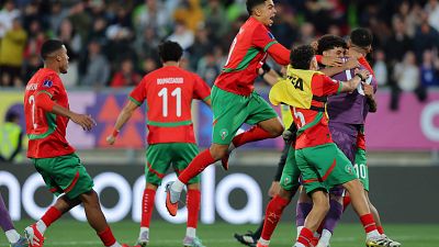Tanda de penaltis de la semifinal entre Marruecos - Francia sub-20 - Fútbol | Ver