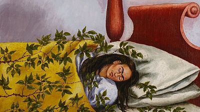 Detalle del cuadro 'El sueño' de Frida Kahlo: la obra récord de la artista más cotizada