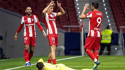 El Atlético pasa a octavos de la Copa goleando al Majadahonda, pero pierde a Griezmann