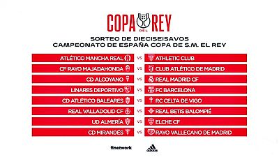 Copa del Rey | Sorteo de dieciseisavos de final | Ver Copa del Rey | Sorteo de dieciseisavos de final | Ver