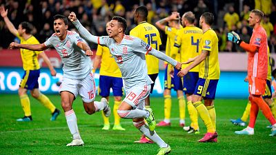 Resumen y goles del Suecia 1-1 España Resumen y goles del Suecia 1-1 España