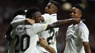 El Real Madrid baila al ritmo de Rodrygo y Valverde en el Metropolitano