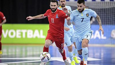 Azerbaiyán frena a España en el Europeo de Fútbol Sala