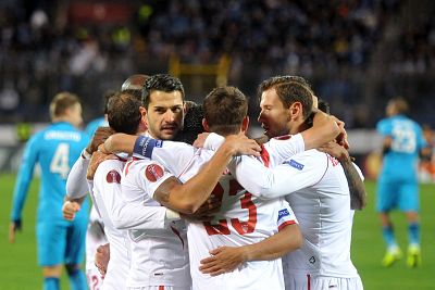 Gameiro mete al Sevilla en semifinales con su gol en Rusia