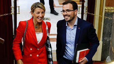 Garzón reafirma la apuesta de IU por Díaz en las elecciones e insta a "todos a trabajar unidos dentro de Sumar"