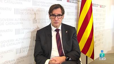 Salvador Illa: "Em té molt estranyat que es parli d'un acord avui"
