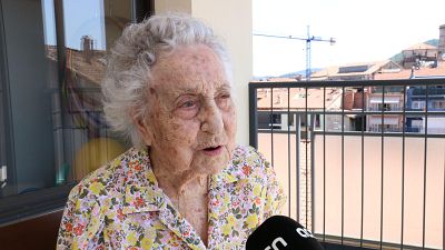 Un estudio genético prueba que Maria Branyas, la abuela de 117 años tenía "una microbiota como la de una niña"