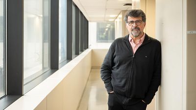 Genís Roca durant la seva entrevista al programa 'Noms Propis'. Genís Roca durant la seva entrevista al programa 'Noms Propis'.