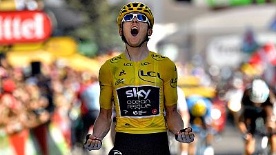 El británico Geraint Thomas (Sky) confirmó su liderazgo en su equipo y en el Tour al imponerse en la duodécima etapa, disputada entre Bourg-Saint-Maurice y Alpe D'Huez, de 175,5 kilómetros, por lo que consolidó el maillot amarillo.