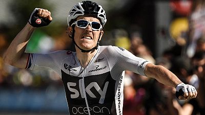 Tour 2018 | Geraint Thomas supera a Nieve en la cima de La Rosiére y se pone líder | Ver