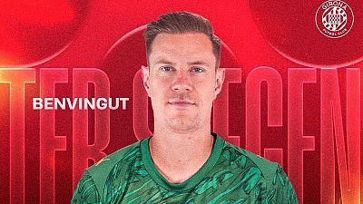 El Girona anuncia la llegada de Ter Stegen como cedido