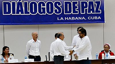 El Gobierno de Colombia y las FARC firman el acuerdo sobre las víctimas del conflicto