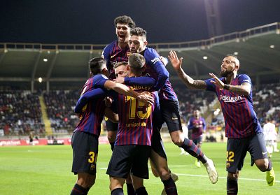 Un gol de Lenglet en el 90' pone en ventaja al Barça en León