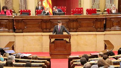 Salvador Illa es dirigeix al Parlament per explicar l'integració al 112 Salvador Illa es dirigeix al Parlament per explicar l'integració al 112