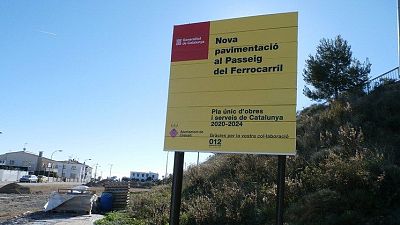 Subvenció de la Generalitat per la nova pavimentació del Passeig del Ferrocarril de Creixell Subvenció de la Generalitat per la nova pavimentació del Passeig del Ferrocarril de Creixell