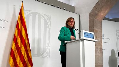 La portaveu del Govern, Sílvia Paneque, compareix en roda de premsa a la Generalitat La portaveu del Govern, Sílvia Paneque, compareix en roda de premsa a la Generalitat