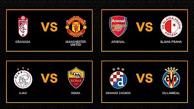 Granada - United y Villarreal - Dinamo de Zagreb, cuartos de final de Europa League