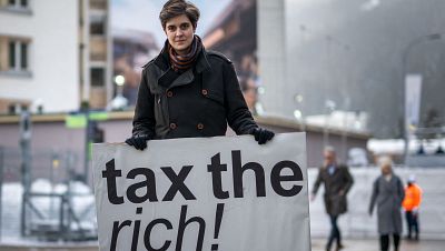 Un grupo de 250 millonarios piden en Davos que los ricos paguen más impuestos