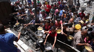 La ONU advierte que 14.000 bebés pueden morir de hambre en Gaza, donde continúa la matanza de civiles