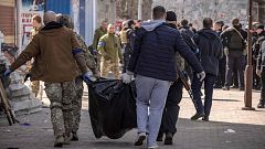 Un bombardeo mata al menos a 50 personas en la estación de Kramatorsk, al este de Ucrania