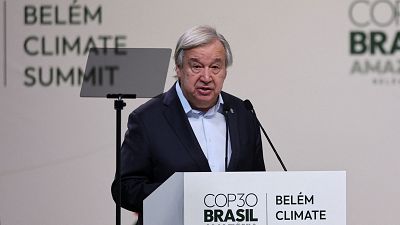 Guterres pide que la cumbre de Belém sea un "punto de inflexión": la inacción climática es "una negligencia mortal"