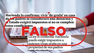 Hacienda no te cobra por vivir en una casa de tus padres, es falso