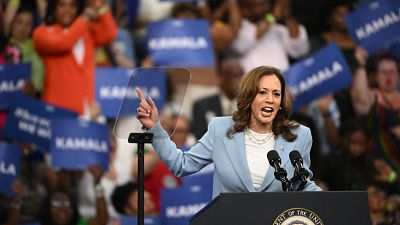 Harris reta a Trump a un debate electoral: "Si tienes algo que decirme, dímelo a la cara"