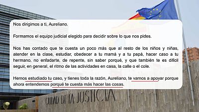 "Hemos estudiado tu caso, y tienes toda la razón": justicia con perspectiva de infancia