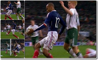 Henry: "Sí, fue mano, pero yo no soy el árbitro"