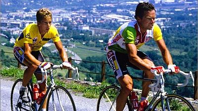 Hinault, Lemond y el 'teatro' de Alpe d'Huez