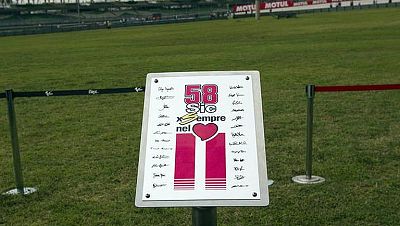 Homenaje en Sepang, año I después de Simoncelli