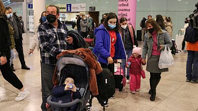 Un hotel a Barcelona, com a centre d'acollida dels arribats d'Ucraïna - veure ara Un hotel a Barcelona, com a centre d'acollida dels arribats d'Ucraïna - veure ara