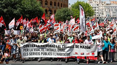 Huelga general en la Comunidad Valenciana contra Mazón al cumplirse siete meses de la dana