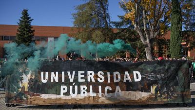 Huelga universitaria en Madrid: campus vacíos y piquetes denuncian infrafinanciación en la futura ley regional
