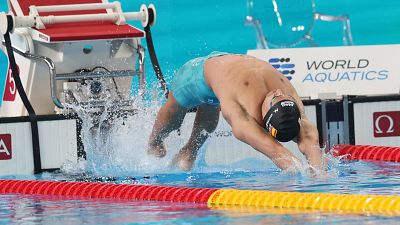 Hugo González, plata en 100 espalda en el Mundial de Doha - Natación | Ver