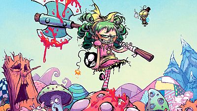 Fragmento de la portada de 'I hate Fairland' Fragmento de la portada de 'I hate Fairland'