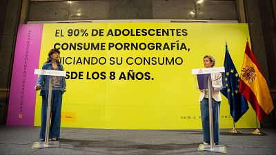 Igualdad presenta la campaña 'Hablamos de pornografía' para concienciar sobre la educación sexual de los jóvenes